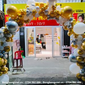 cổng bong bóng khai trương đẹp