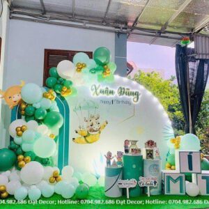 setup tiệc thôi nôi tại nhà