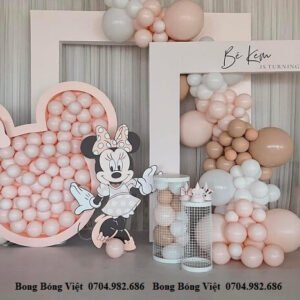 trang trí sinh nhật bé gái