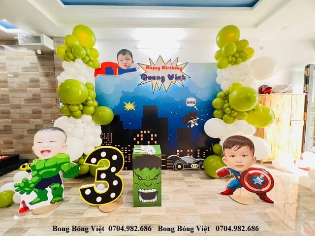 trang trí nhân vật