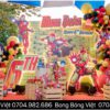 Trang trí chủ đề iron man