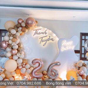 trang trí sinh nhật sếp lớn