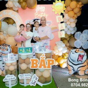 Trang trí sinh nhật bé Minh Phương